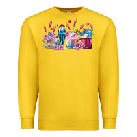 Lemon Unicorn Coffee Cups Premium Sweatshirt - MaliasSmallBusiness