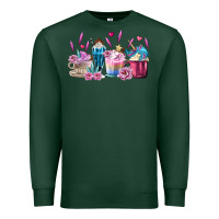 Sports Green Unicorn Coffee Cups Premium Sweatshirt - MaliasSmallBusiness