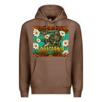 Chestnut louisiana alligator tumbler Premium Hoodie - BarkalooDesign