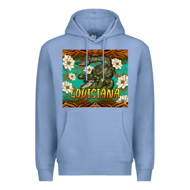 Louisiana Alligator Tumbler Premium Hoodie by BarkalooDesign | Teevron