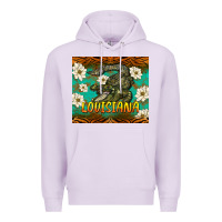 Lilac louisiana alligator tumbler Premium Hoodie - BarkalooDesign