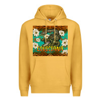 Mustard louisiana alligator tumbler Premium Hoodie - BarkalooDesign