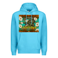 Ocean Blue louisiana alligator tumbler Premium Hoodie - BarkalooDesign