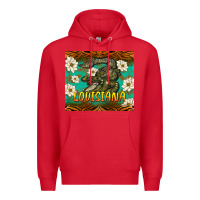 Red louisiana alligator tumbler Premium Hoodie - BarkalooDesign