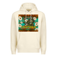 Sandshell louisiana alligator tumbler Premium Hoodie - BarkalooDesign