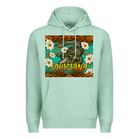 Seafoam louisiana alligator tumbler Premium Hoodie - BarkalooDesign
