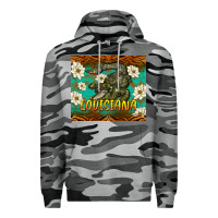 Slate Camo louisiana alligator tumbler Premium Hoodie - BarkalooDesign