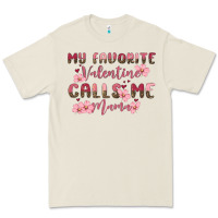 Bone my favorite valentine calls me mama Premium Tee - MaliasSmallBusiness