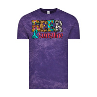Cloud Purple beer and sunshine Vintage Tee - HRA Design Shop