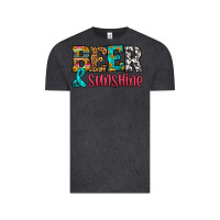Vintage Black beer and sunshine Vintage Tee - HRA Design Shop