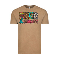Vintage Coffee beer and sunshine Vintage Tee - HRA Design Shop