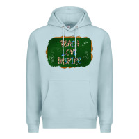 Blue Mist teach love inspire chalkboard Premium Hoodie - AdoDesignShop