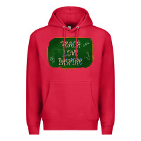 Cardinal teach love inspire chalkboard Premium Hoodie - AdoDesignShop