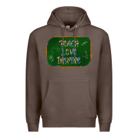 Coffee teach love inspire chalkboard Premium Hoodie - AdoDesignShop
