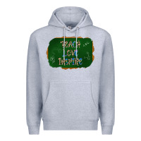 Heather Grey teach love inspire chalkboard Premium Hoodie - AdoDesignShop