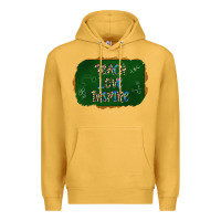 Mustard teach love inspire chalkboard Premium Hoodie - AdoDesignShop