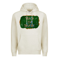 Oatmeal Heather teach love inspire chalkboard Premium Hoodie - AdoDesignShop