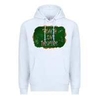 White teach love inspire chalkboard Premium Hoodie - AdoDesignShop