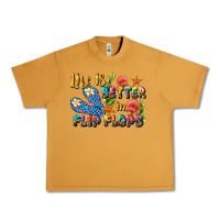 Peanut Butter life is better in flip flops summer Urban Heavy Tee - JahusDesignShop