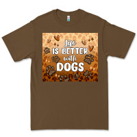 Cacao life is better with dogs Premium Tee - MaliasSmallBusiness