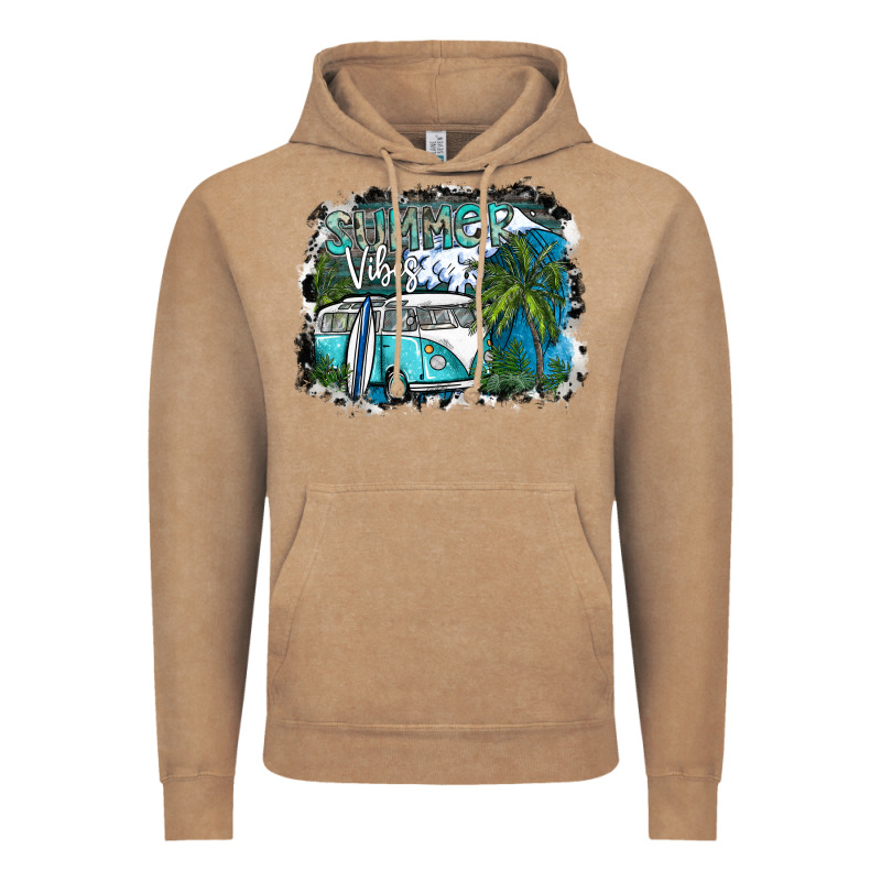 Summer Vibes Vintage Hoodie by SublimationCraftShop | Teevron