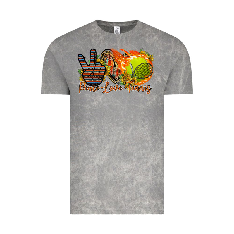 Peace Love Tennis Vintage Tee by RacoonDesign | Teevron
