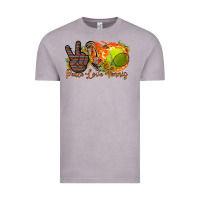 Vintage Zinc peace love tennis Vintage Tee - RacoonDesign