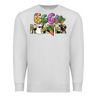 Dove Grey Egg hunter Premium Sweatshirt - NancyCooperArtShop