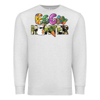 Oatmeal Heather Egg hunter Premium Sweatshirt - NancyCooperArtShop