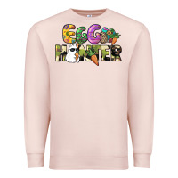 Pale Pink Egg hunter Premium Sweatshirt - NancyCooperArtShop