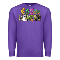 Purple Egg hunter Premium Sweatshirt - NancyCooperArtShop