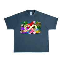 Midnight Navy infinity symbol autism Urban Heavy Tee - JahusDesignShop