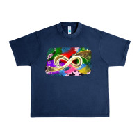 Navy infinity symbol autism Urban Heavy Tee - JahusDesignShop
