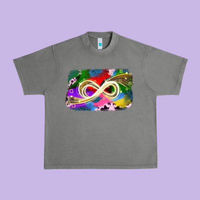 Infinity Symbol Autism Urban Heavy Tee Designed By Jahusdesignshop
