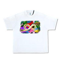 White infinity symbol autism Urban Heavy Tee - JahusDesignShop