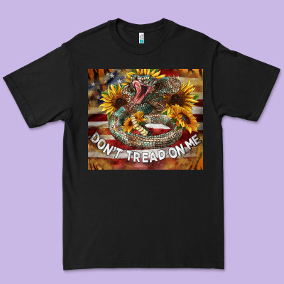 Rattle Snake Don't Tread On Me Tumbler Premium Tee Designed By Barkaloodesign