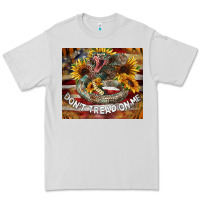 Dove Grey rattle snake don't tread on me tumbler Premium Tee - BarkalooDesign