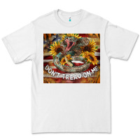 White rattle snake don't tread on me tumbler Premium Tee - BarkalooDesign
