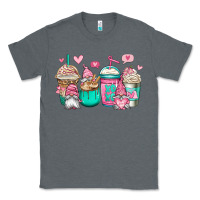 Charcoal Heather valentines day gnomes coffee cups Classic Tee - Jasminsmagicworld