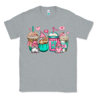 Heather Grey valentines day gnomes coffee cups Classic Tee - Jasminsmagicworld