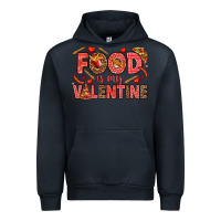 Navy Food is my Valentine Urban Hoodie - HowdyJamesFarm