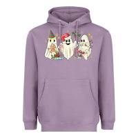 Lavender Christmas ghosts Heavyweight Hoodie - MaliasSmallBusiness