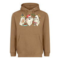 Toasted Coconut Christmas ghosts Heavyweight Hoodie - MaliasSmallBusiness
