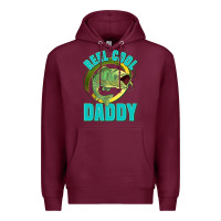Burgundy reel cool daddy Premium Hoodie - Jasminsmagicworld