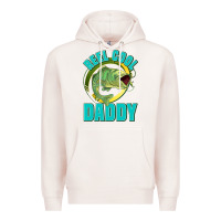 Pale Pink reel cool daddy Premium Hoodie - Jasminsmagicworld