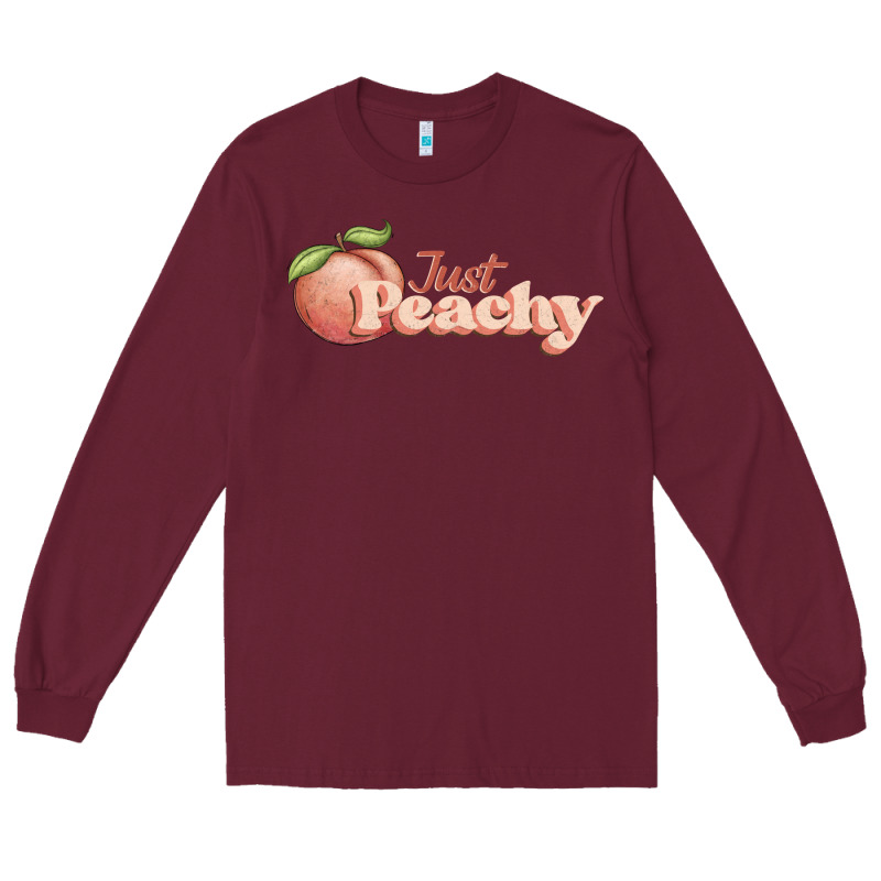 Just Peachy Long Sleeve Tee by JahusDesignShop | Teevron