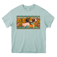 Arona Fall farm animals cow pig rooster Heavy Core Tee - Artiststas