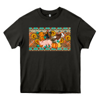 Asphalt Fall farm animals cow pig rooster Heavy Core Tee - Artiststas