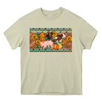 Mossy Fall farm animals cow pig rooster Heavy Core Tee - Artiststas