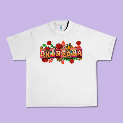Chingona Urban Heavy Tee Designed By Adodesignshop